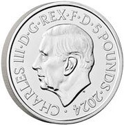 5 Pounds - Charles III George Michael obverse image