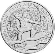 5 Pounds - Charles III Robin Hood, United Kingdom, 2024 reverse image