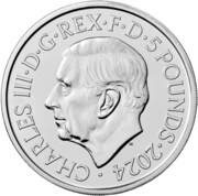 5 Pounds - Charles III Seymour Unicorn obverse image