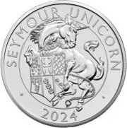 5 Pounds - Charles III Seymour Unicorn, United Kingdom, 2024 reverse image