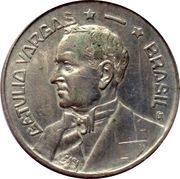 50 Centimos Trial Strike; Getúlio Vargas obverse image