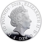 10 Pounds - Elizabeth II World War I; Silver Proof obverse image