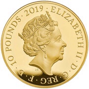 10 Pounds - Elizabeth II The Crown Jewels; Gold Proof obverse image
