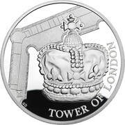 10 Pounds - Elizabeth II The Crown Jewels; Silver Proof, United Kingdom, 2019 reverse image