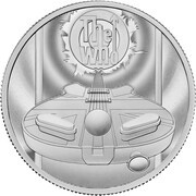 10 Pounds - Elizabeth II The Who; Silver Proof, United Kingdom, 2021 reverse image