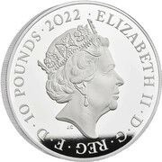 10 Pounds - Elizabeth II Henry VII; Silver Piedfort obverse image