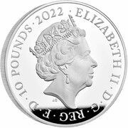 10 Pounds - Elizabeth II Harry Potter; Silver Proof obverse image