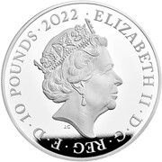 10 Pounds - Elizabeth II Hogwarts Express; Silver Proof obverse image