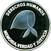 1 Peso Defence of Human Rights reverse image