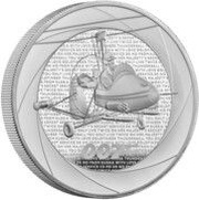 10 Pounds - Charles III James Bond - You Only Live Twice; Silver Proof, United Kingdom, 2023 reverse image