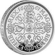 10 Pounds - Charles III Petition Crown, Shields; Silver Proof, United Kingdom, 2023 reverse image