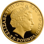 25 Pounds - Elizabeth II Diana - Citius; Gold Proof obverse image