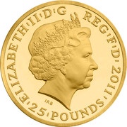 25 Pounds - Elizabeth II Apollo - Altius; Gold Proof obverse image