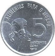 5 Centavos FAO reverse image