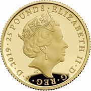 25 Pounds - Elizabeth II The Crown Jewels; Gold Proof obverse image