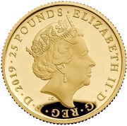 25 Pounds - Elizabeth II Yeoman Warders; Gold Proof obverse image