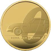 25 Pounds - Elizabeth II James Bond - I; Gold Proof reverse image