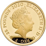 25 Pounds - Elizabeth II James Bond - II; Gold Proof obverse image