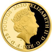 25 Pounds - Elizabeth II Battle of Britain; Gold Proof obverse image
