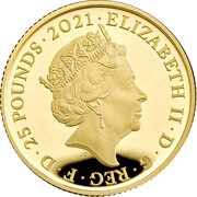 25 Pounds - Elizabeth II Prince Philip, Gold Proof obverse image