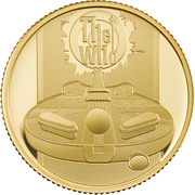 25 Pounds - Elizabeth II The Who; Gold Proof, United Kingdom, 2021 reverse image