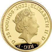 25 Pounds - Elizabeth II The Queen's Reign, Commonwealth of Nations; Gold Proof obverse image