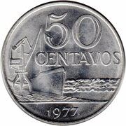 50 Centavos, Brazil, 1975-1979 reverse image