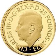 25 Pounds - Charles III Hogwarts; Gold Proof obverse image