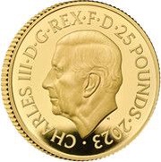 25 Pounds - Charles III R2D2 and C3PO; Gold Proof obverse image