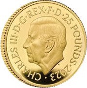 25 Pounds - Charles III Darth Vader and Emperor Palpatine; Gold Proof obverse image
