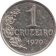 1 Cruzeiro, Brazil, 1967-1970 reverse image