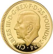 25 Pounds - Charles III Han Solo and Chewbacca; Gold Proof obverse image