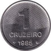 1 Cruzeiro FAO, Brazil, 1985 reverse image