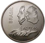 20 Cruzeiros 150th Anniversary of Independence obverse image