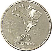20 Cruzeiros 150th Anniversary of Independence - Prova reverse image