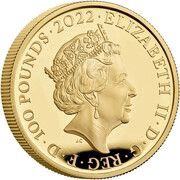 100 Pounds - Elizabeth II Henry VII; Gold Proof obverse image