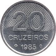 20 Cruzeiros, Brazil, 1981-1986 reverse image