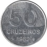 50 Cruzeiros, Brazil, 1981-1986 reverse image