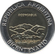 1 Peso Aconcagua obverse image
