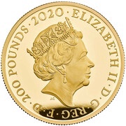 200 Pounds - Elizabeth II Elton John; Gold Proof obverse image