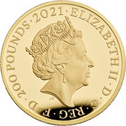 200 Pounds - Elizabeth II The Who; Gold Proof obverse image