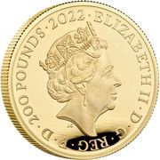 200 Pounds - Elizabeth II Prince William's Birthday; Gold Proof obverse image