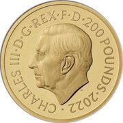 200 Pounds - Charles III Life and legacy of the Queen; Gold Proof obverse image