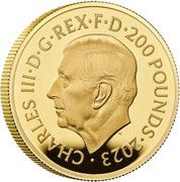 200 Pounds - Charles III The Police; Gold Proof obverse image