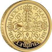 200 Pounds - Charles III Petition Crown, Shields; Gold Proof, United Kingdom, 2023 reverse image