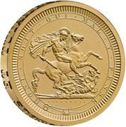 200 Pounds - Charles III St George & The Dragon; Gold Proof, United Kingdom, 2024 reverse image
