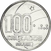 100 Cruzados Abolition of Slavery, woman reverse image