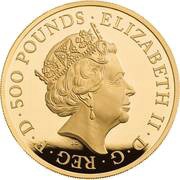 500 Pounds - Elizabeth II World War II; Gold Proof obverse image