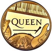 500 Pounds - Elizabeth II The band Queen; Royal Mint Trial, United Kingdom, 2020 reverse image