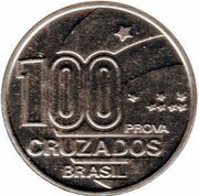 100 Cruzados PROVA - Abolition of Slavery, child reverse image